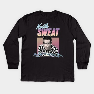 Keith Sweat /// 90s Style Aesthetic Design Kids Long Sleeve T-Shirt